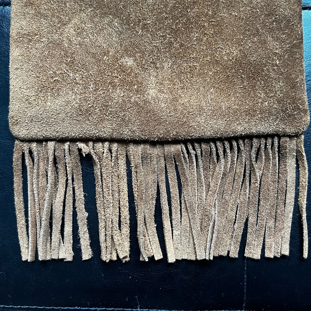 Coach Vintage Brown Suede Fringe Crossbody Bag - Picture 8 of 10